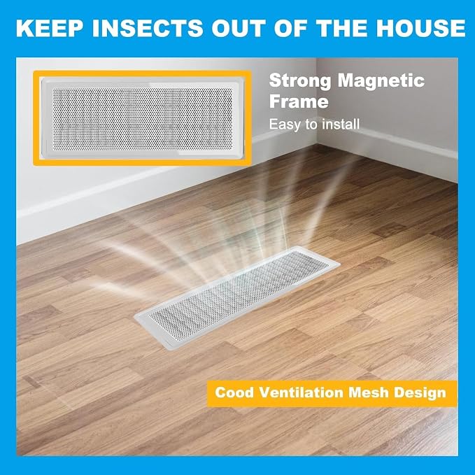 4 PCS White Magnetic Vent Covers - Image 5