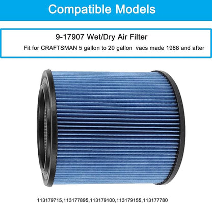 MZY LLC 2 Pack 17907 Cartridge Filter - Image 3