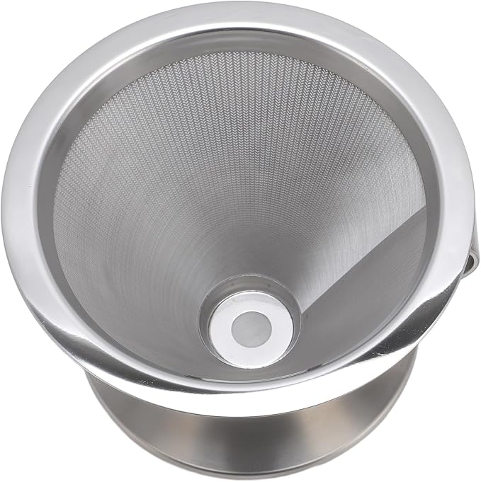 SIXRUN Portable Stainless Steel Cone Coffee Filter, Optimal Extraction - Image 4