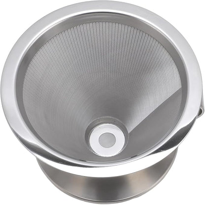 SIXRUN Portable Stainless Steel Cone Coffee Filter, Optimal Extraction - Image 4