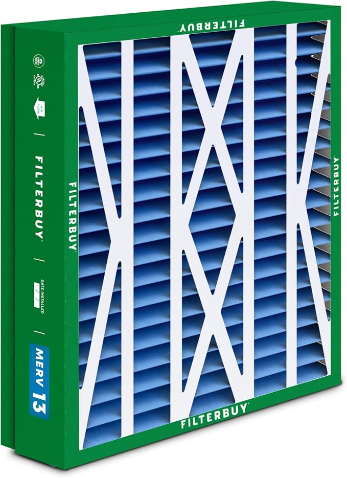 Filterbuy 24.5x27x5 Air Filter MERV 13 Optimal Smoke & Allergy Defense - Image 8