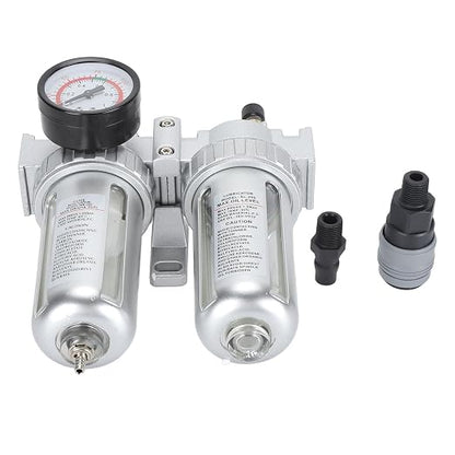 Air Filter Pressure Regulator 1/4 Inch, Compressed Air Line Filter - Image 2