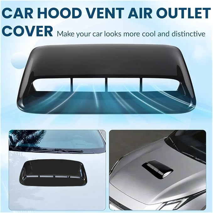 Car Universal Hood Vent Air Outlet Cover Compatible - Image 2