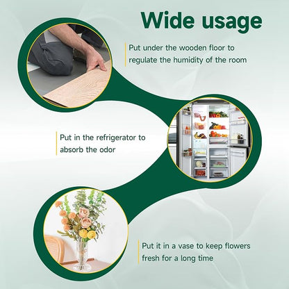 4 Packs 210g Odor Absorbing Activated Carbon Filter Refills - Image 5