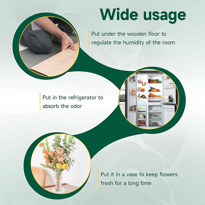 3 Packs 210g Odor Absorbing Activated Carbon Filter Refills - Image 5