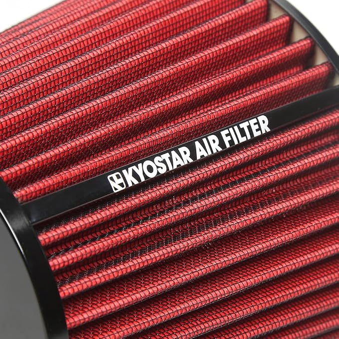 KYOSTAR Universal 3/3.5/4" High-Flow Air Filter, Reusable Cone Cold Air Intake - Image 8