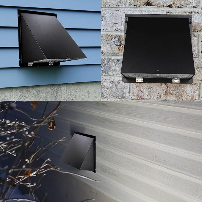 10 Inch Wall Vent Cover, Exhaust Vent Hooded Wall Vent - Image 8