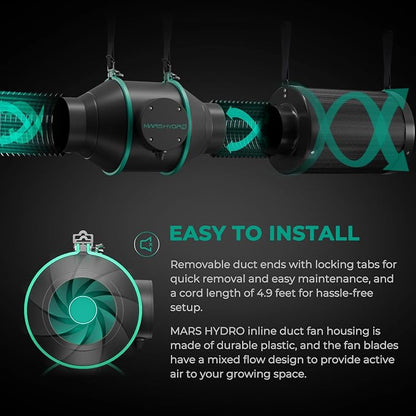 MARS HYDRO 6 Inch Inline Duct Fan - Image 4