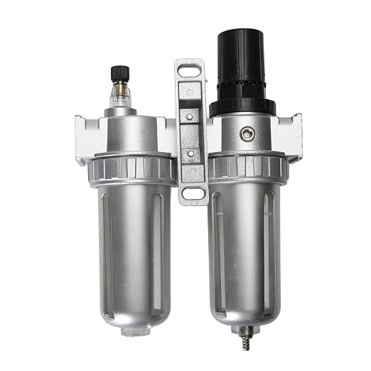 1/4 Inch Aluminum Alloy Air Filter Pressure Regulator, Compressed Air Line - Image 4