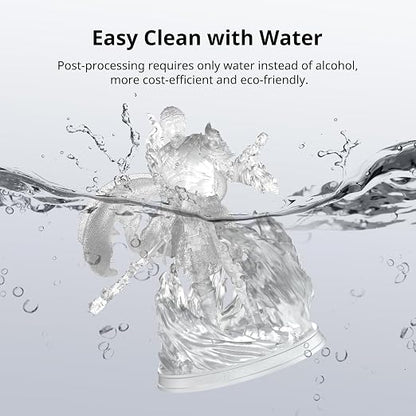 ANYCUBIC Water Washable 3D Printer Resin 2.0 Bundle, 405nm High Precision - Image 2