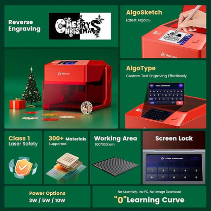 AlgoLaser 10W Laser Engraver Machine: Portable & Smart - Image 2