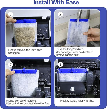 8-Pack Large Replacement Filter Cartridges Compatible - Image 5