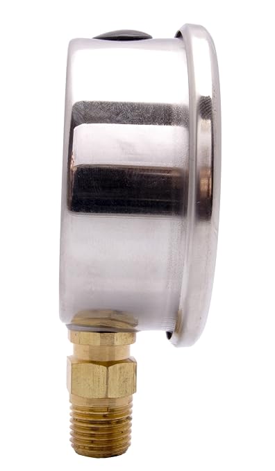 2-1/2" Oil Filled Vacuum Pressure Gauge - Image 2