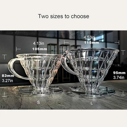 Coffee Filter Cup Dripper Cone for Home Kitchens Slow Brewed Maker - Image 5