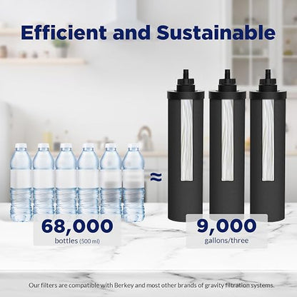Membrane Solutions UV Countertop Water Filtration System, Stainless Steel 2.25G - Image 6