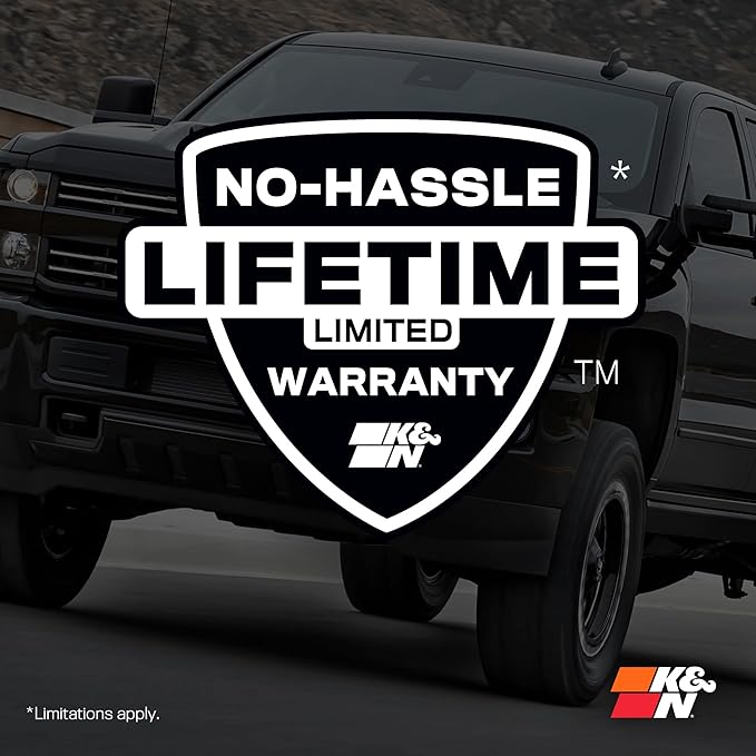 K&N Performance Diesel Dryflow Lifetime Engine Air Filter: Increase Power: - Image 7