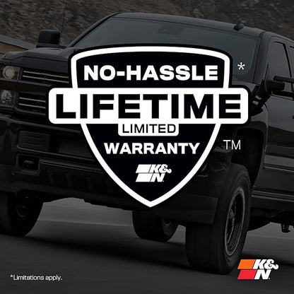 K&N Performance Diesel Dryflow Lifetime Engine Air Filter: Increase Power: - Image 7