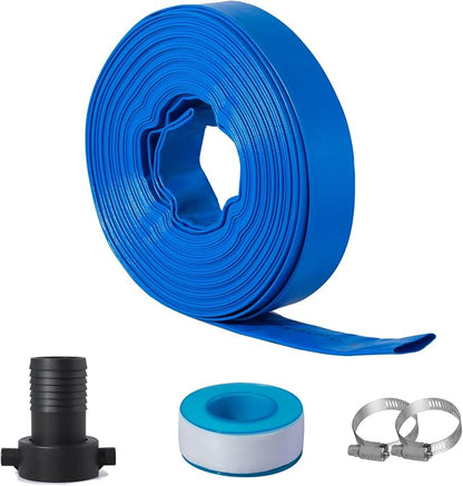 Eastrans 1 1/2 in x 100 ft Pool Backwash Hose Kit - Image 7
