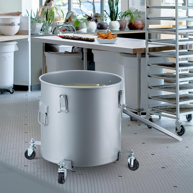 VEVOR Fryer Grease Bucket, 16 Gal Oil Disposal Caddy - Image 8