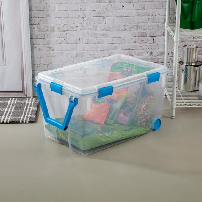 Sterilite 3-Pack Gasket Box, Weather-Resistant Storage Bins - Image 6