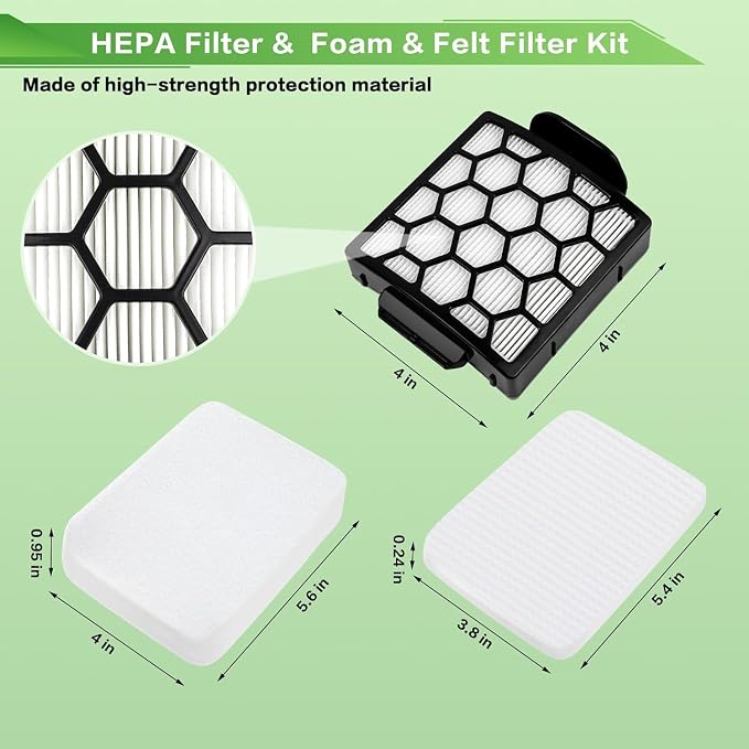 VIEWALL Filters Replacement for Shark Pet Pro ZU102 ZU60 ZU62 Swivel Pro ZU51 - Image 4