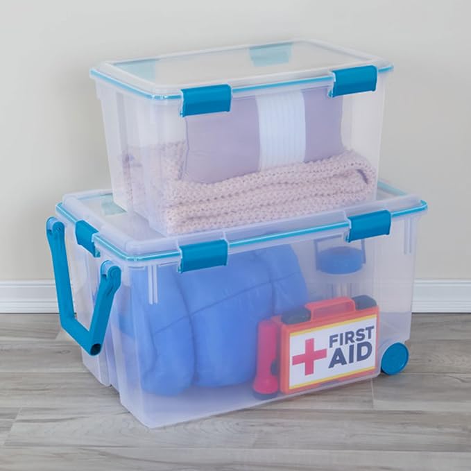 Sterilite 12-Pack Gasket Box, Weather-Resistant Storage Bins - Image 4