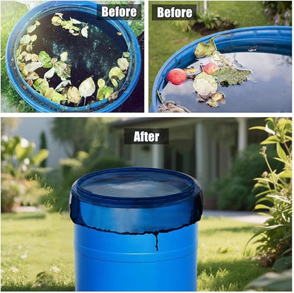 4 Pcs Rain Barrel Mesh Cover, 39.4 inch Water Collection Bucket Net - Image 3