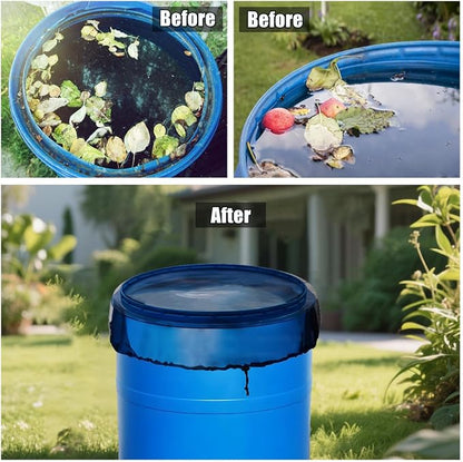 4 Pcs Rain Barrel Mesh Cover, 23.6 inch Water Collection Bucket Net - Image 3