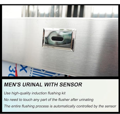 Wall-Mounted Stainless Steel Urinal Trough - Image 5
