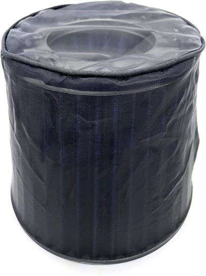 Red Cold Air Intake Cone Replacement Performance Washable Clamp-on Dry Filter - Image 4