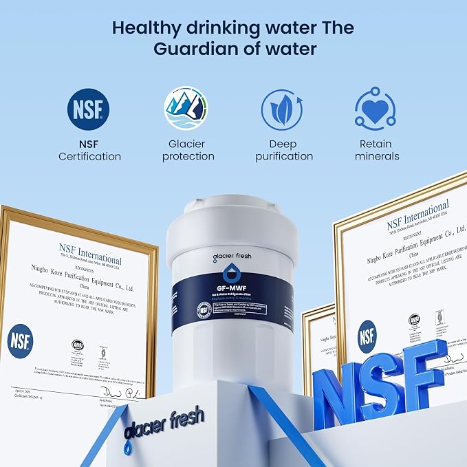 GLACIER FRESH Replacement for MWF Refrigerator Water Filters, SmartWater MWFP - Image 5