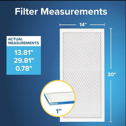 Filtrete 14x30x1 AC Furnace Air Filter, MERV 13, MPR 1900, Premium Allergen - Image 3