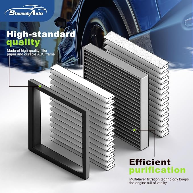 Engine & Cabin Air Filter for Honda Civic 2016-2026 2.0L, HR-V 2023-2026 HRV - Image 3