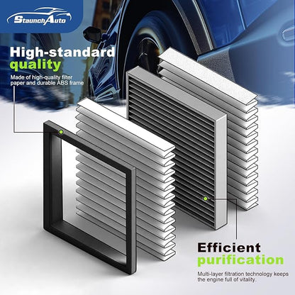 Engine & Cabin Air Filter for Infiniti QX50 2.0L 2019-2025, QX55 2022-2025 Air - Image 3