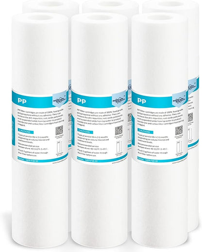 Membrane Solutions 10 Micron Sediment Water Filter Replacement Polypropylene by MembraneSolutions