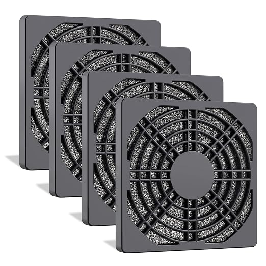 Wathai 4 Pack 90mm Fan Filters for PC Case Fan Dust Filter Cover Computer Mess by Wathai