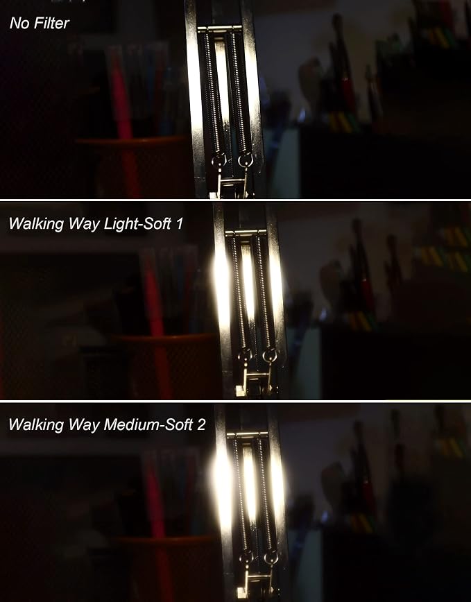 Walking Way 37MM Soft Focus Filter White Pro Mist Diffusion Filter Dreamy Fog - Image 5
