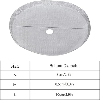 5Pcs Stainless Steel Coffee Mesh Filter, Portable Reusable Cofffe Pot Mesh - Image 2