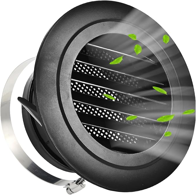 Soffit Vents 4 Inch, Round Exhaust Air Vent Cover by Unknown