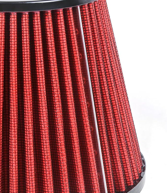 Universal 6" 152mm igh-Flow Air Filter, Reusable Cone Cold Air Intake, High - Image 8