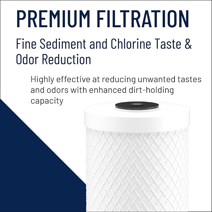 Pentair Pentek CBC-20 Carbon Water Filter, Whole House Carbon Block Replacement - Image 5