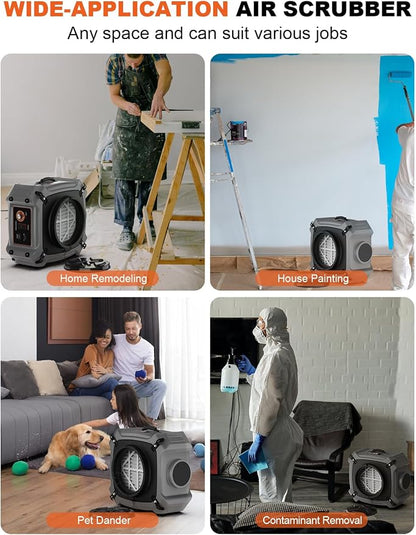 Abestorm Air Scrubbers, Industrial Commercial Air Scrubber - Image 8