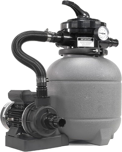 XtremepowerUS 12" Sand Filter for Above-Ground Swimming Pools Max 2, 400GPH - Image 9