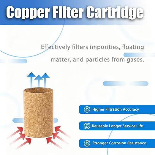 HengMinLingTong 1" NPT Compressed Air Filter Regulator Combo Piggyback - Image 4