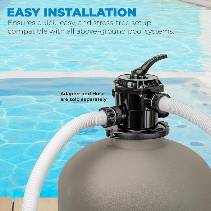 XtremepowerUS 24" Sand Filter Inground Ground Above Ground System Swimming Pool - Image 3