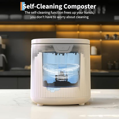 2.5L Electric Composter Countertop, 3 Modes Kitchen Smart Compost Bin - Image 4