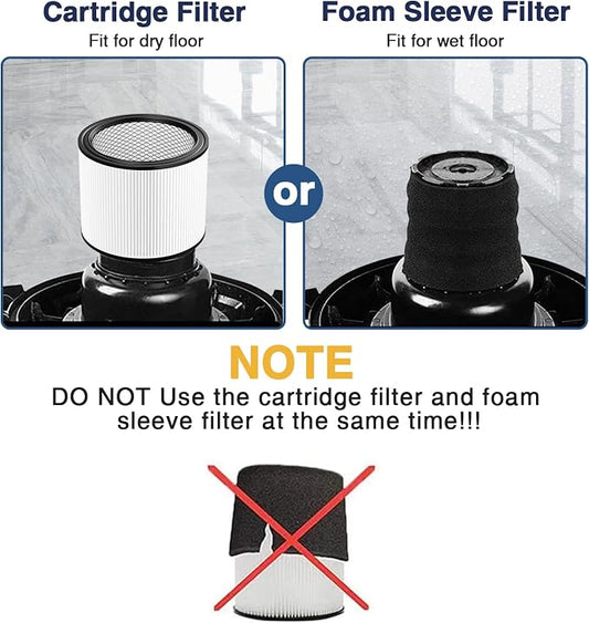 Cabiclean Foam Sleeve Filter for Shop-Vac 90304 90350 90333 Replacement for - Image 2
