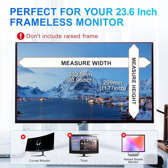 Magnetic 23.6 Inch Privacy Screen - Image 5