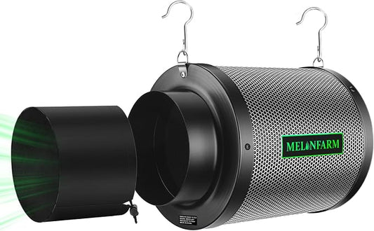 MELONFARM 6" Air Carbon Filter Smelliness Control by MELONFARM