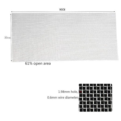 10 Mesh 304 Stainless Steel Woven Wire- 12" X 36" - Image 3